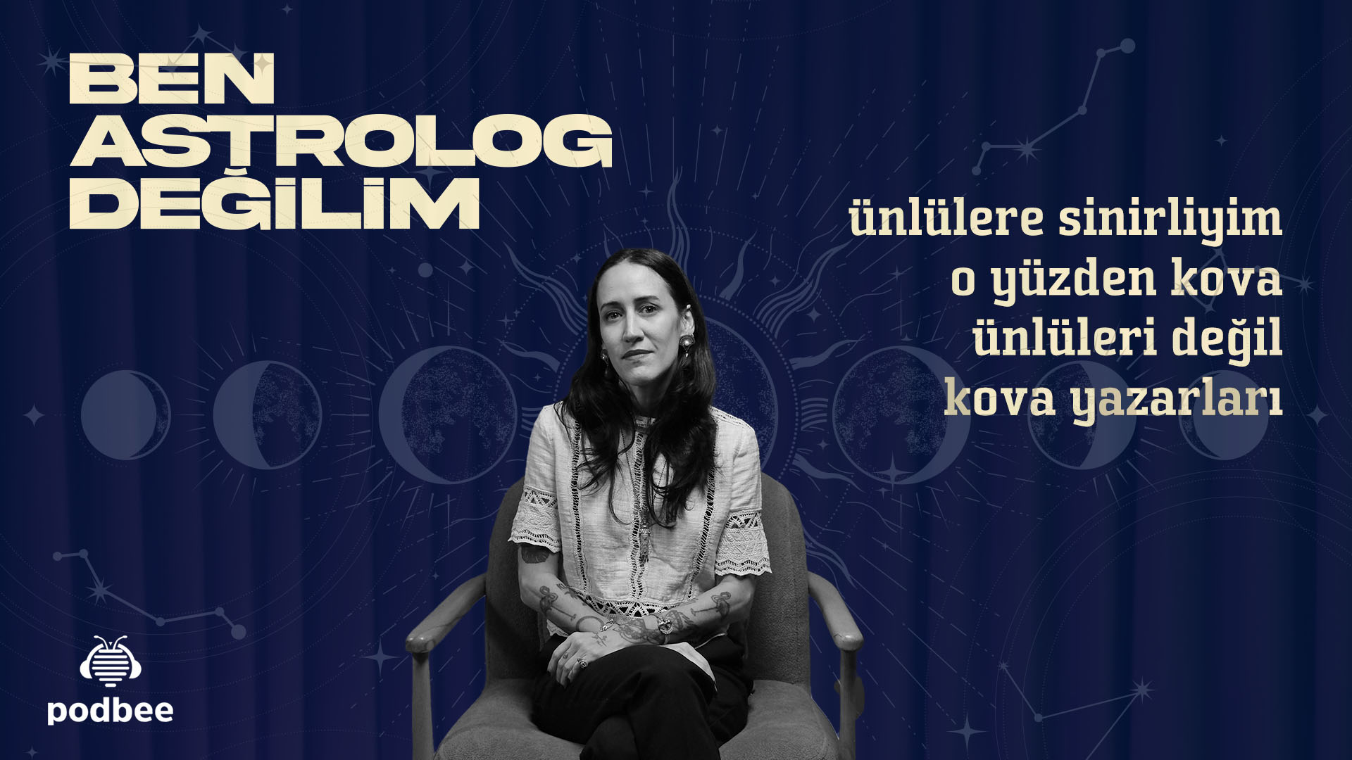 ünlülere sinirliyim o yüzden kova ünlüleri değil kova yazarları